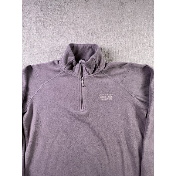 Mountain Hardware Fleece Jacket Women's M Lightweight 1/4 Zip Outdoor School - Picture 2 of 11